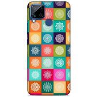 Ethnic Culture (58) Oppo Realme C15 Kılıf Silikon Kapak Desenli