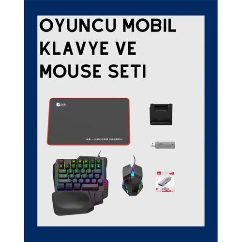 Android Uyumlu Klavye Mouse Oyun Seti – Gecikmesiz Bağlantı, Tak-çalıştır Özellikli