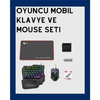 Android Uyumlu Klavye Mouse Oyun Seti – Gecikmesiz Bağlantı, Tak-çalıştır Özellikli