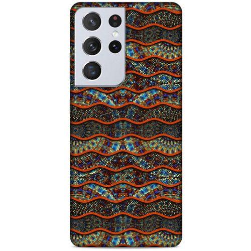 Lopard Samsung Galaxy S21 Ultra Uyumlu Kılıf Taşlı (35) Fit Design Kılıf