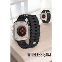 45 Mm Gri Kasa Ultra Akıllı Saat Sesli Görüşme, Sağlık Takibi, Suya Dayanıklı