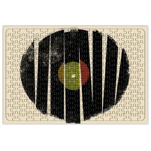 Retro Müzik Plak Puzzle 240 Parça Yapboz