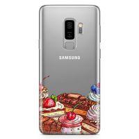 Samsung Galaxy S9 Plus Kılıf Pasta Malzemeleri Arka Kapak Koruma Desenli Full Koruyucu