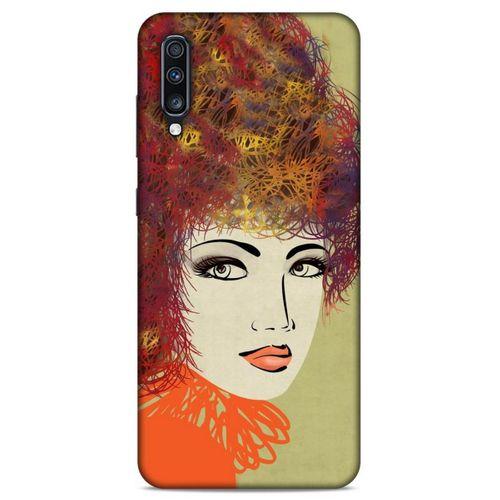 Lopard Samsung Galaxy A70 Uyumlu Kılıf Sürreal Yüzler ♀ (32) Soft Silikon Kılıf Desenli