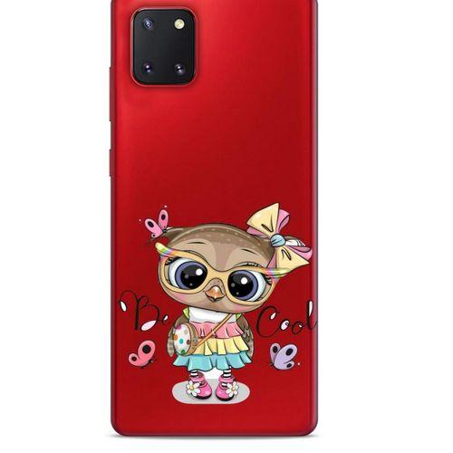 Zoologix (81) Samsung Galaxy Note 20 Şeffaf Kılıf Silikon Desenli
