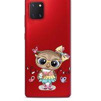 Zoologix (81) Samsung Galaxy Note 20 Şeffaf Kılıf Silikon Desenli
