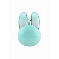 Tavşan Figürlü Kablosuz Mouse Pil Dahil Etiket Hediyeli Mavi