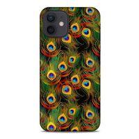 Apple iPhone 12 Kılıf Desenli Özel Seri Tüyler (12) Koruyucu Silikon