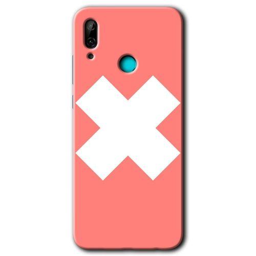 MRCİLETİSİM Huawei P smart 2019 Kılıf Baskılı Kapak - Close + 5D Tam Kaplayan Cam