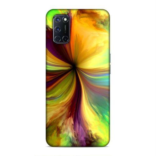 Oppo A52 Kılıf Pisisik Renkler Arka Kapak Silikon Koruma Full Koruyucu