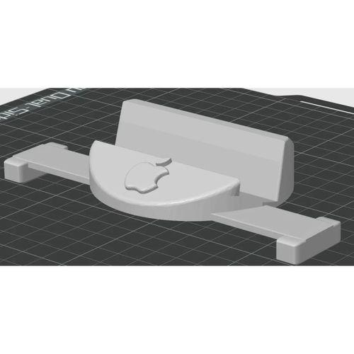 iMac Destekli İphone Standı PLA Baskı 01207