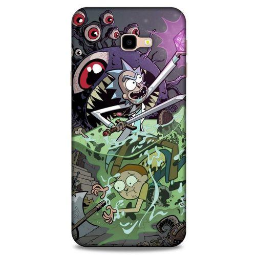 Samsung Galaxy J4 Plus Uyumlu Kılıf Rick And Morty (25) Antişok Kapak Tricia Lange