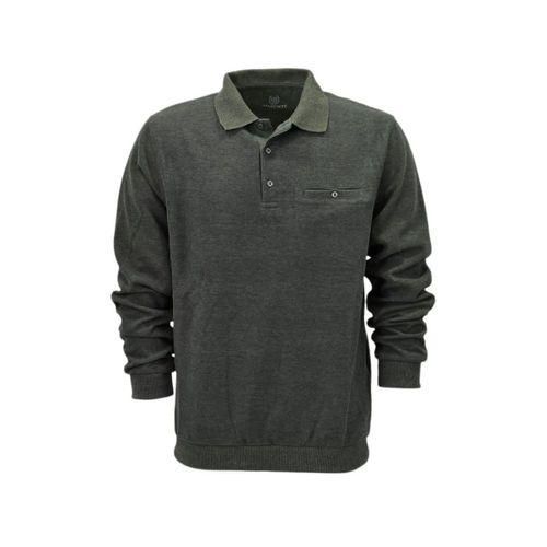 Erkek Polo Yaka Cepli Sweatshirt BGL-ST04197