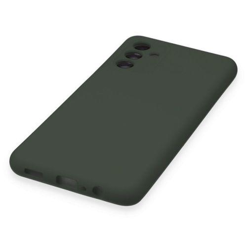 Samsung Galaxy A14 4G Kılıf Nano içi Kadife  Silikon - Koyu Yeşil