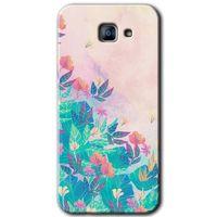 Samsung Galaxy A8 2016 Kılıf HD Desen Baskılı Arka Kapak - Çizim Yapraklar