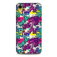 Graffitix (29) Desenli Silikon Kapak Apple iPhone XR Kılıf