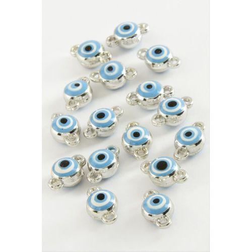 Nazar Çift Kulplu Mineli Bileklik ve Kolye Ucu Aparatı 1 Adet