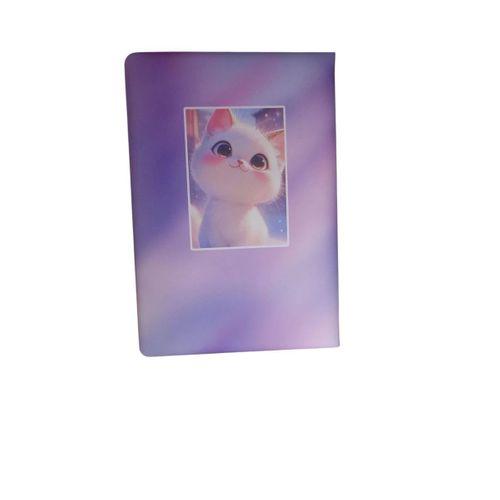 LİNEA PUFFY  ( 14*20 CM) 80 YAPRAK  ÇİZGİLİ HATIRA DEFTERİ ( Happy Cat)