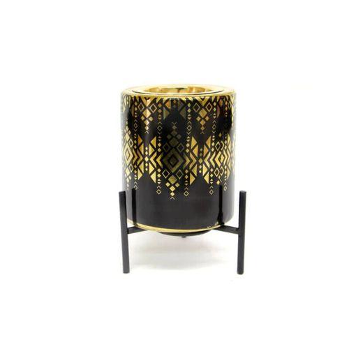 Buhurdanlık Metal Ayaklı Altın Dekorlu