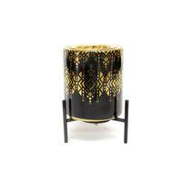 Buhurdanlık Metal Ayaklı Altın Dekorlu