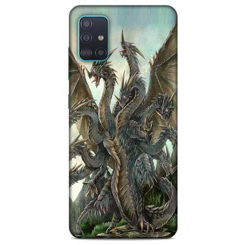Samsung Galaxy A51 Kılıf Dragons (35) Fit Design Kılıf 9 Başlı Ejderha