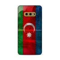 Samsung Galaxy S10e Uyumlu Kılıf Azarbaijan (43) Thin Fit Kılıf Bayrak Manzara