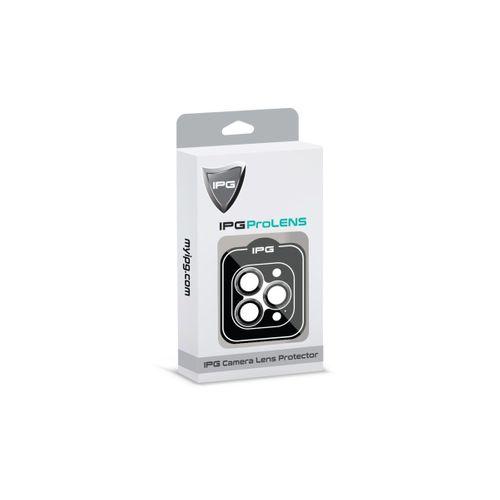 iPhone 15 Pro / Pro Max için IPG ProLENS Kamera Lens Koruyucu Alüminyum CD Çerçeveli, Kırılmaz Cam