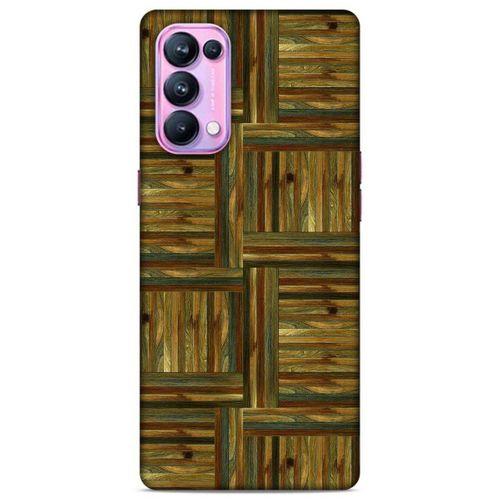 Lopard Oppo Reno 5 Pro 5G Uyumlu Kılıf Wood'X (47) Crystal Flex Kılıf Baskılı