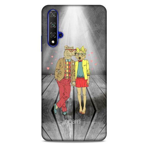 Huawei P Smart S Y8P Kılıf FunnyMaX (35) Fit Design Kılıf Gri
