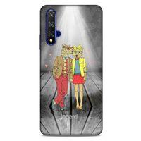 Huawei P Smart S Y8P Kılıf FunnyMaX (35) Fit Design Kılıf Gri