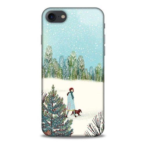 Apple Iphone 8 Kılıf Snowix (44) Tough Armor Kılıf Beyaz Açık Mavi