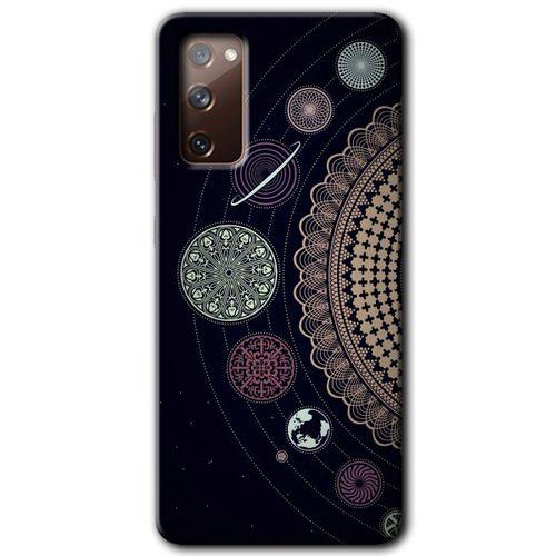 MRCİLETİSİM  Samsung Galaxy S20 FE Kılıf Kapak - Gezegen Döngüsü +Hayalet Ekran Yandan Gözükmez