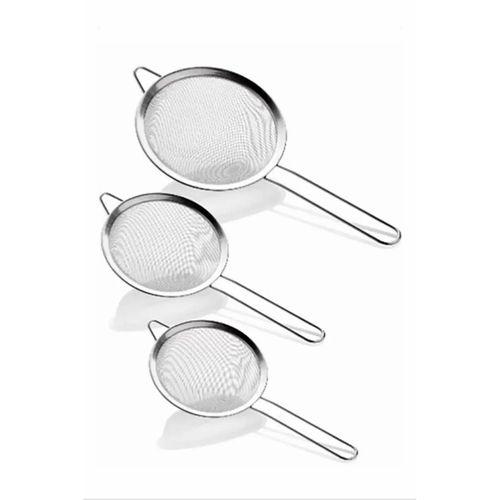 Büyük 3'lü Metal Süzgeç Royaleks-CLKN-1359