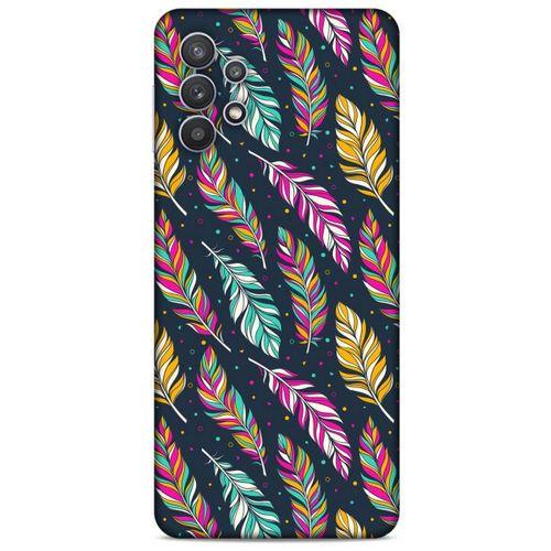 Lopard Samsung Galaxy A32 Uyumlu Kılıf Tüyler (13) Silikon Kap