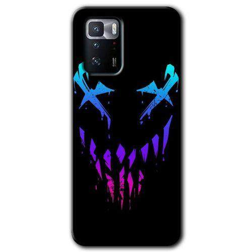 Poco x3 GT Kılıf Baskılı Kapak - Çığlık + 5D Tam Kaplayan Cam