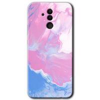 Huawei Mate 20 Lite Kılıf HD Desen Baskılı Arka Kapak - Liquid Lekeler Art
