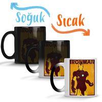 Marvel Ironman Sihirli Kupa Bardak Porselen