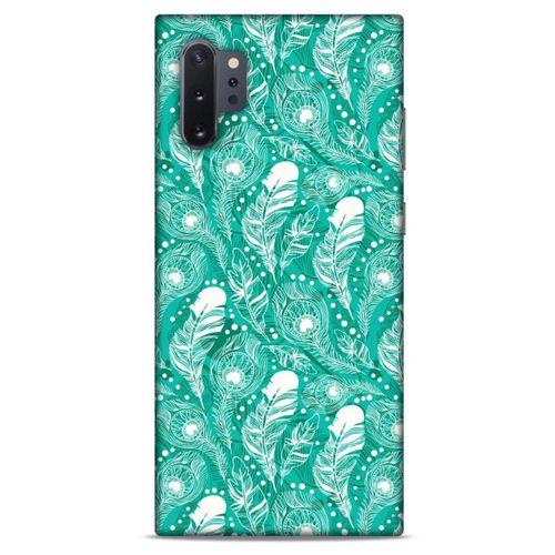 Samsung Galaxy Note 10 Plus Kılıf Desenli Özel Seri Tüyler (45) Liquid Air Kılıf