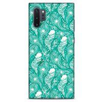 Samsung Galaxy Note 10 Plus Kılıf Desenli Özel Seri Tüyler (45) Liquid Air Kılıf