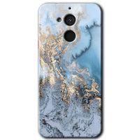 Potkal Hediye Fabrikası General Mobile GM 8 Kılıf HD Desen Baskılı Arka Kapak - Eski Mermer