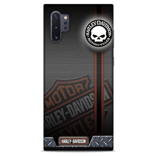 Samsung Galaxy Note 10 Plus Uyumlu Kılıf Motorsiklet (46) Core Armor Kılıf Harley