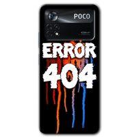 Xiaomi Poco x4 Pro HD Baskılı Kılıf + 9D Tam Ekran Koruyucu - 404 Error