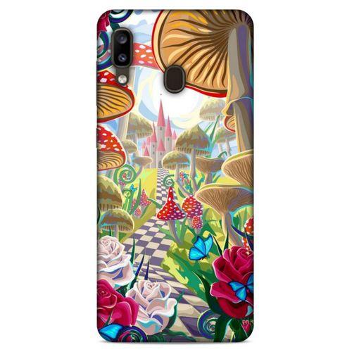 Lopard Samsung Galaxy A20 Uyumlu Kılıf Manipülasyon ☻ (26) Tpu Silikon Kılıf Desenli