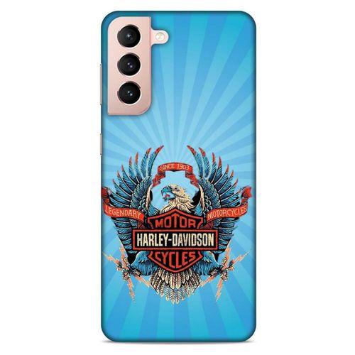 Samsung Galaxy S21 Uyumlu Kılıf Motorsiklet (1) Kılıfı Harley Davidson
