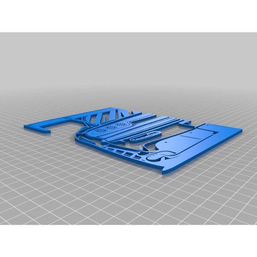 Mazda RX 7 Silüet 2D Duvar Sanatı (Bu ürün Sadece Plastik parçadır - Almadan Önce Soru Sorabilirsiniz)