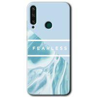 Huawei Y6P HD Baskılı Kılıf + 9D Tam Ekran Koruyucu - Fearless