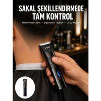 Tıraş Makinesi – Dijital Ekranlı, Ipx7 Su Geçirmez, Titanyum Bıçaklı Yeni Nesil