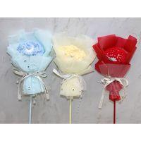 Tekli El Örgüsü Çiçek Buketi