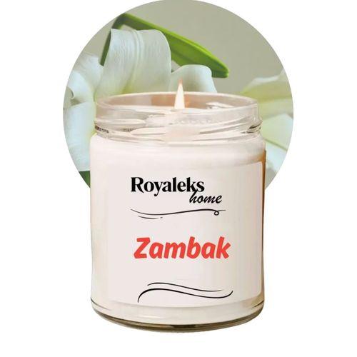 Doğal Özel Seri Kokulu Dekoratif Kavanoz Mum 210 cc - Zambak Esansı - RYL