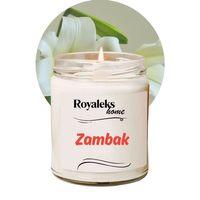 Doğal Özel Seri Kokulu Dekoratif Kavanoz Mum 210 cc - Zambak Esansı - RYL